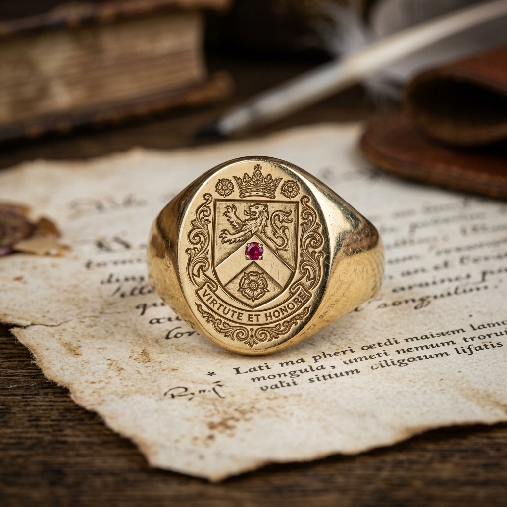 Aura Custom Signet Ring