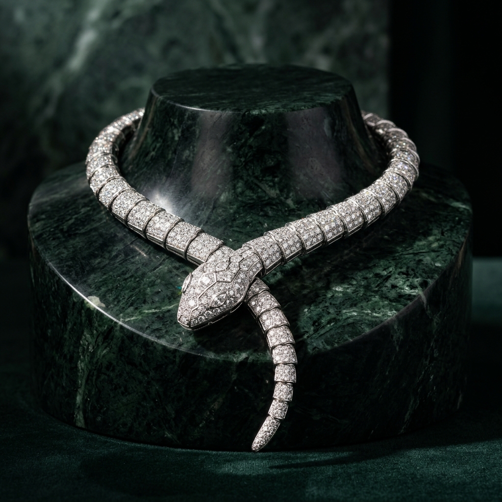 Serpente Diamond Collier